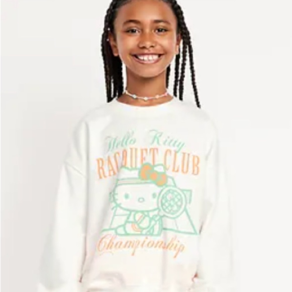Hello Kitty Racquet Club Kids Sweatshirt